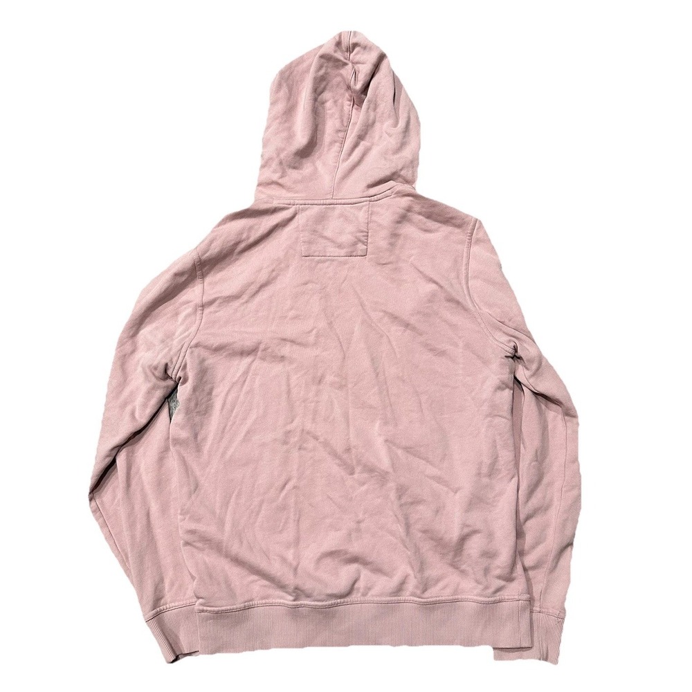 Banana Republic Hoodie Men's Medium Salmon Organic Cotton Heavyweight Hoodie - Picture 3 of 11